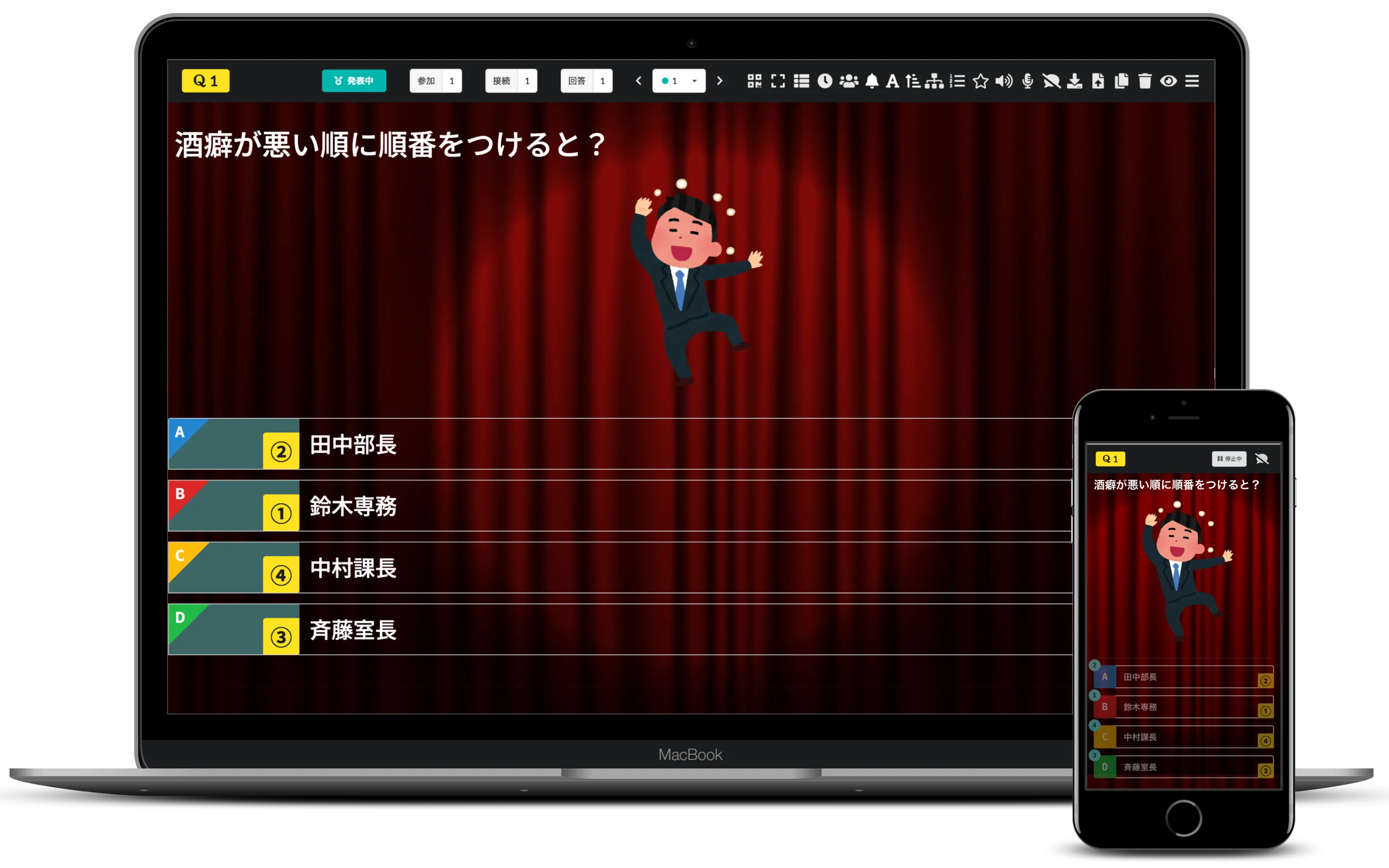 順番が一致すればクリア